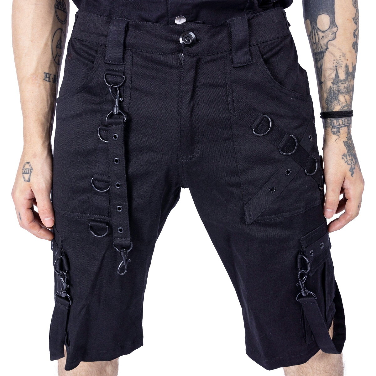 kraťasy pánské POIZEN INDUSTRIES - DARGAN - BLACK 38