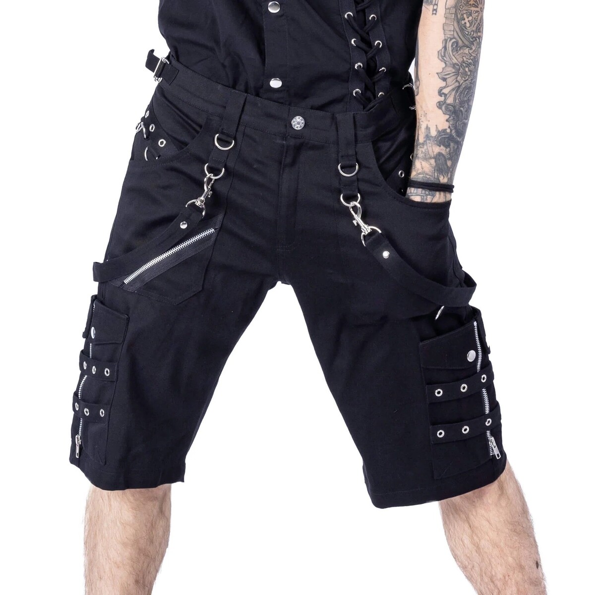 pánské kraťasy VIXXSIN - EDHAM - BLACK 32