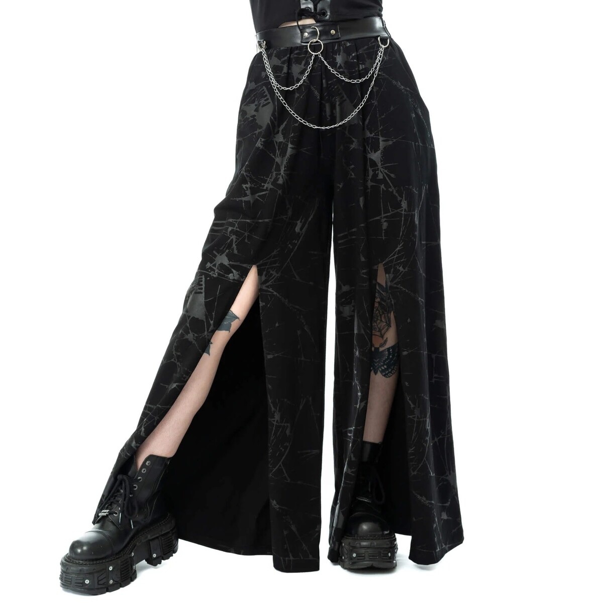 dámské kalhoty VIXXSIN - SHADOWGLASS - BLACK S