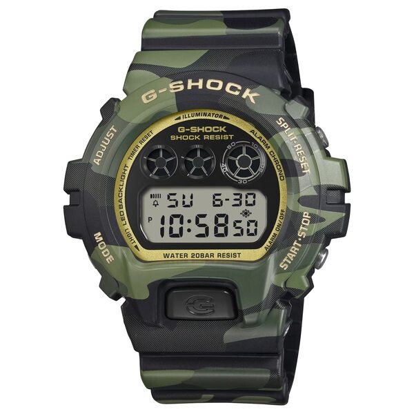 Casio G-Shock DW-6900CMG-3ER Camo and Gold