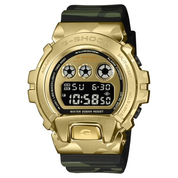 Casio G-Shock GM-6900CMG-3ER Camo and Gold