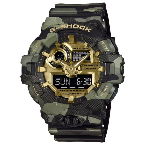 Casio G-Shock GA-700CMG-3AER Camo and Gold