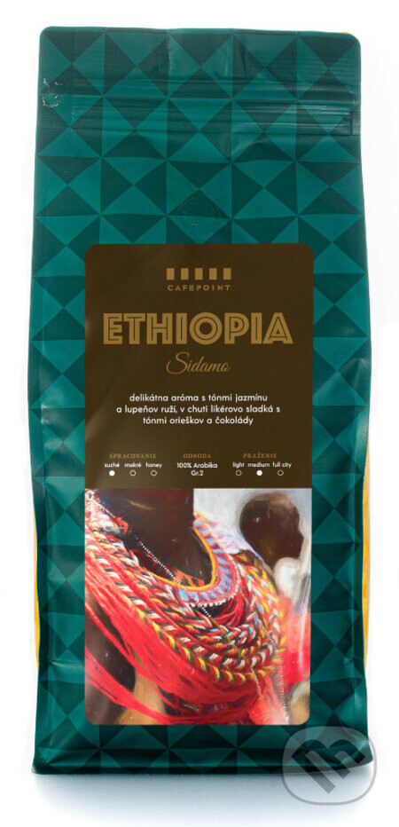 Ethiopia Sidamo Grade 2 (1kg zrnková) - Etíopia