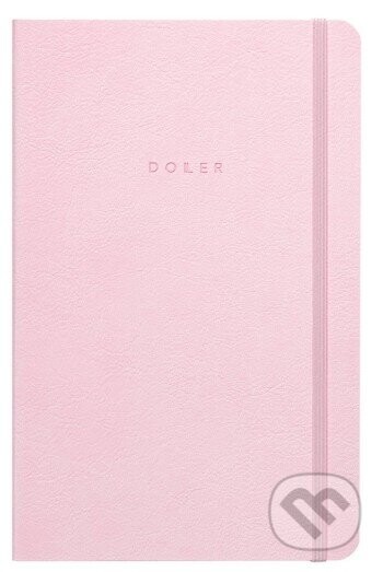 DOLLER Notes blank (čistý, bez teček - ružový/růžový)