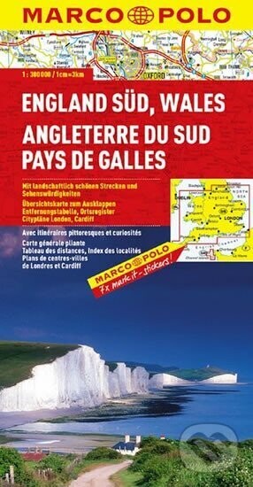 Anglie jih, Wales / mapa 1:300T MD