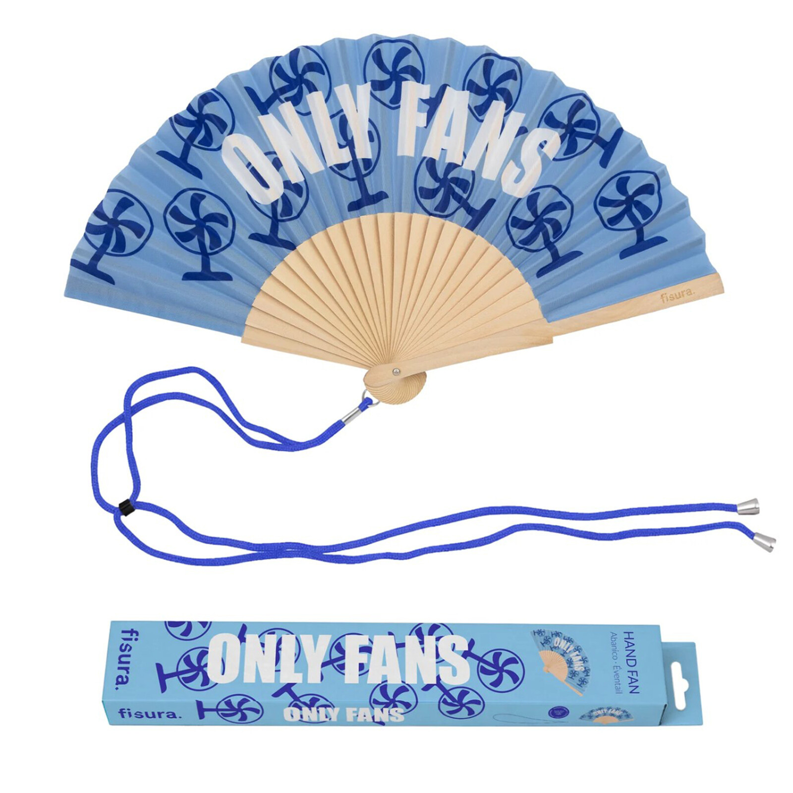 Modrý vějíř - Only fans Albi