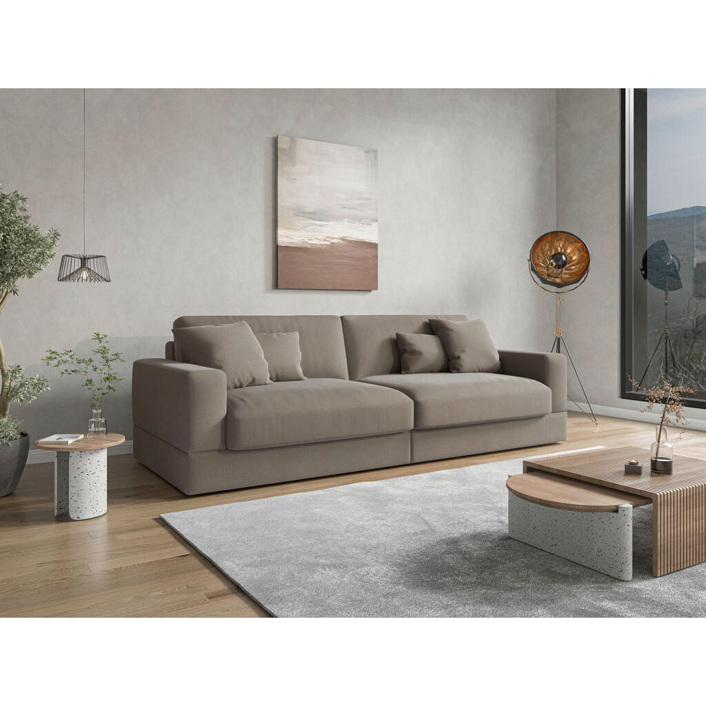 Sit & More POHOVKA BIG SOFA, textil, jílová barva