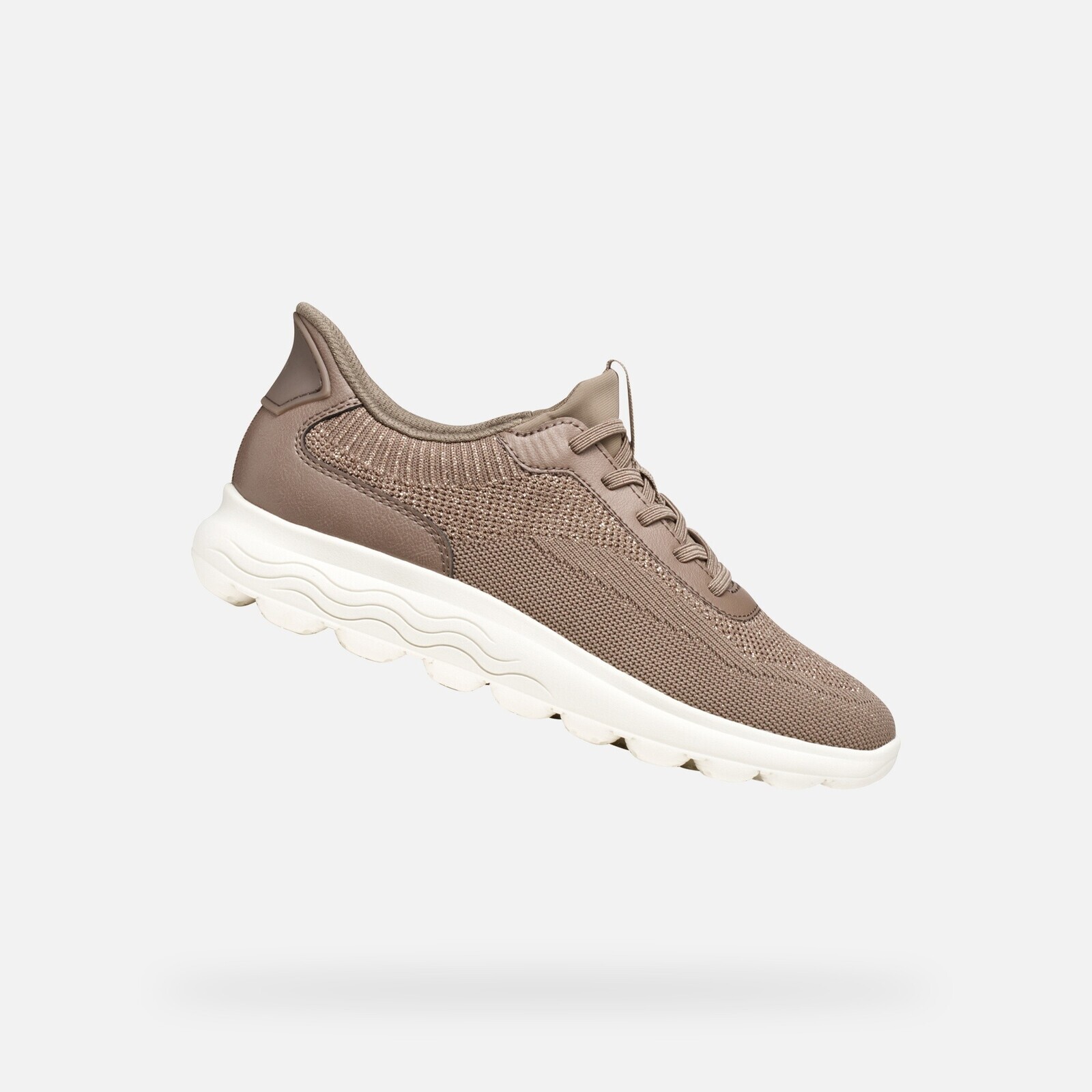 Hnědé dámské tenisky Geox Spherica Plus Fast