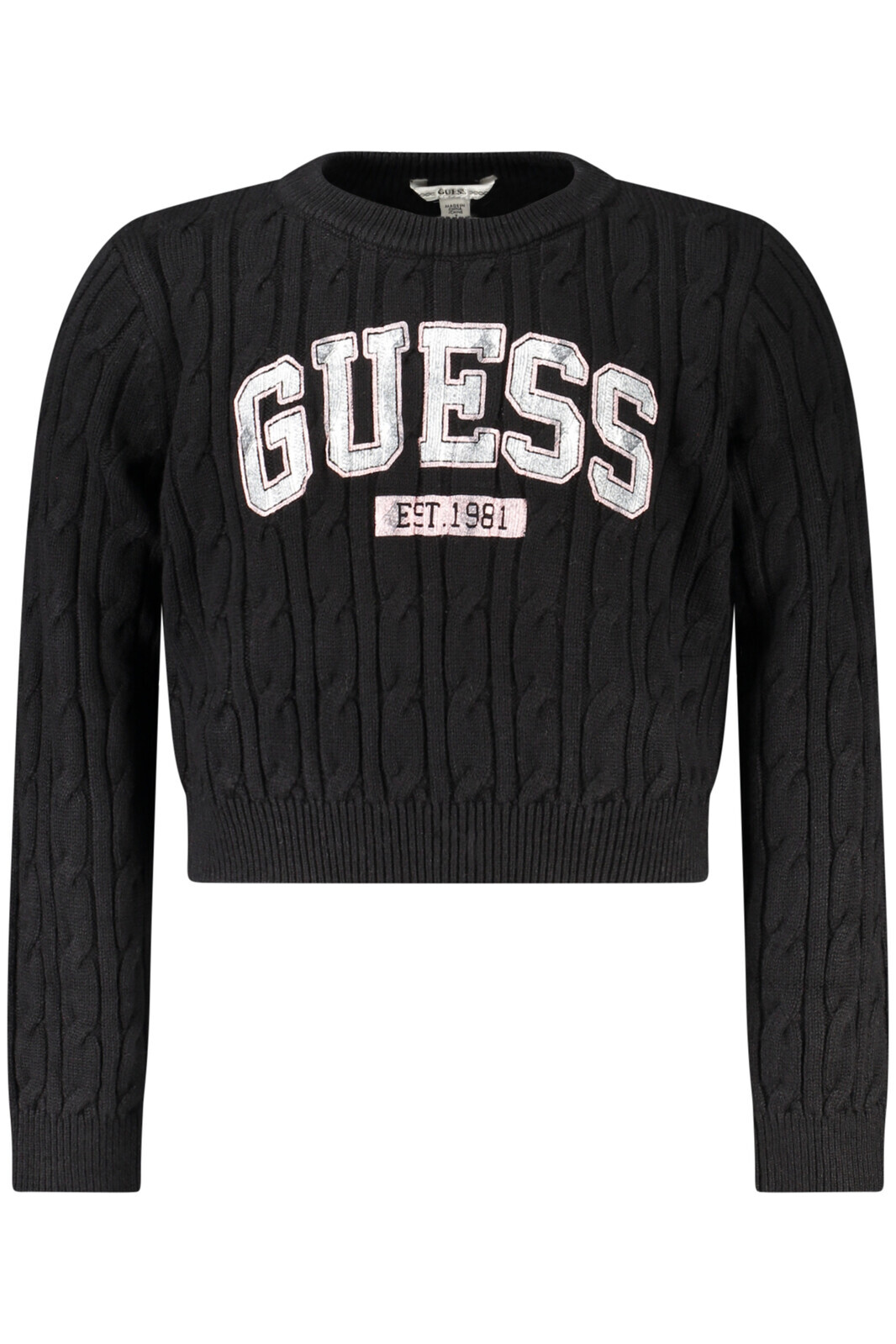 Černý dívčí svetr GUESS