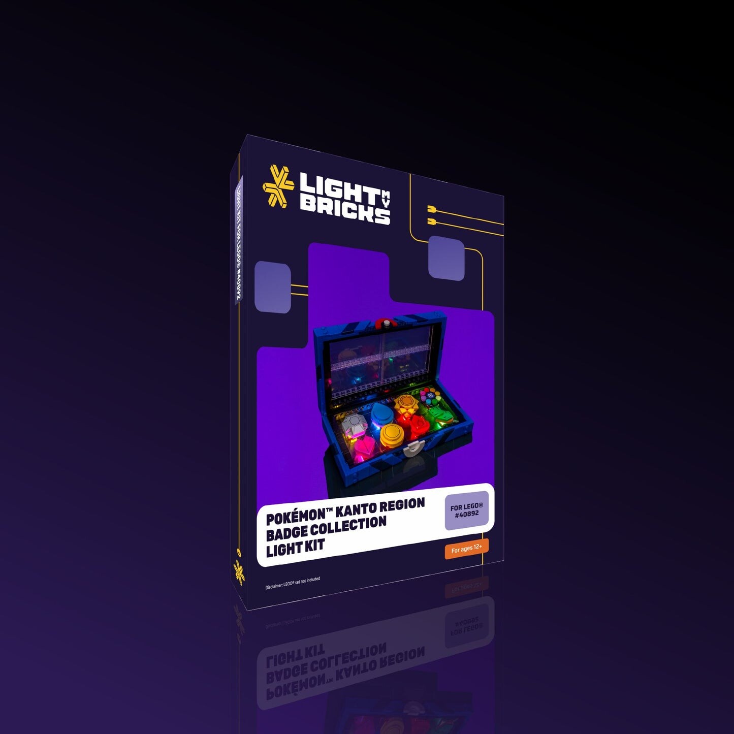 Light my Bricks Sada světel pro LEGO® Pokémon™ Kanto Region Badge Collection #40892