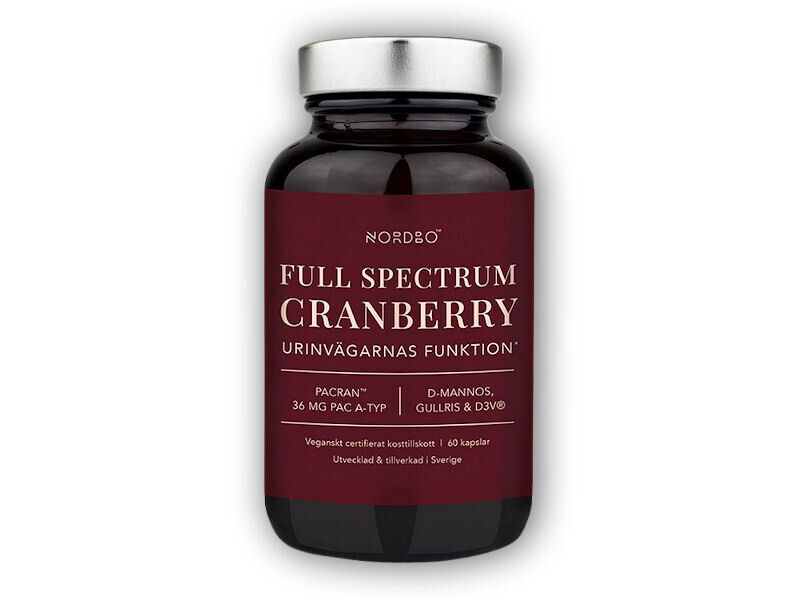 Nordbo Cranberry Full Spectrum 60 kapslí