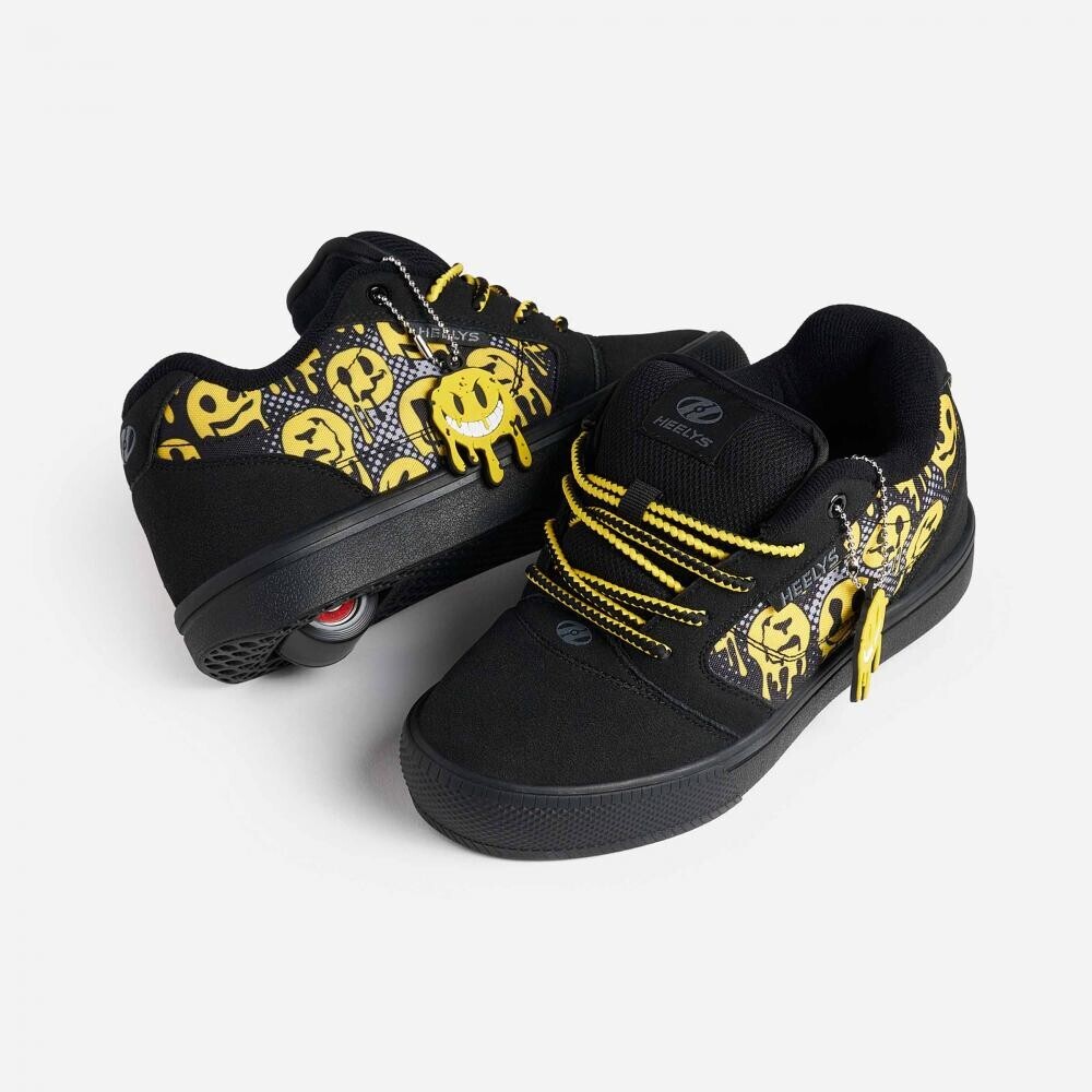 Heelys - Pro 25 - Novelty Black/Yellow/Grey - koloboty Velikost boty: 31