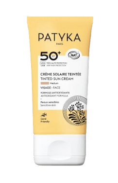 PATYKA Tónovaný opalovací krém na obličej SPF 50+ medium 40 ml