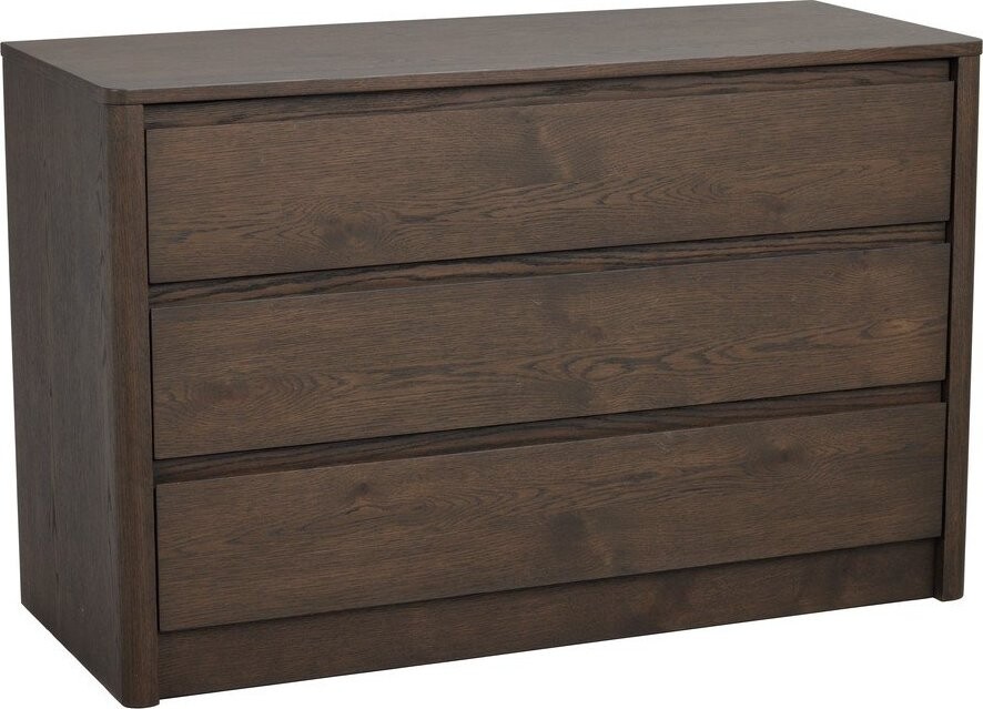 Komoda v dekoru dubu v tmavě přírodní barvě 110x70x45 cm Melstone – Rowico