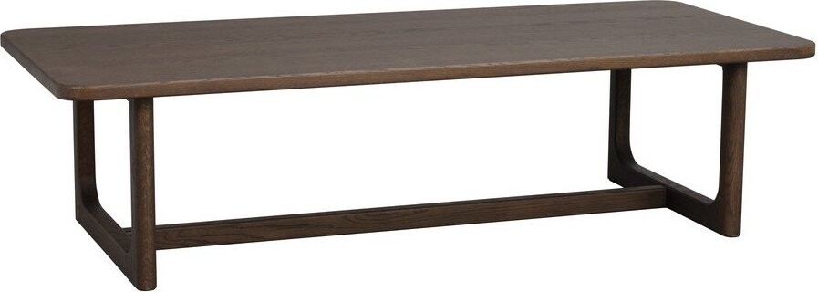 Konferenční stolek s deskou v dubovém dekoru v tmavě přírodní barvě 70x160 cm Driscoll – Rowico