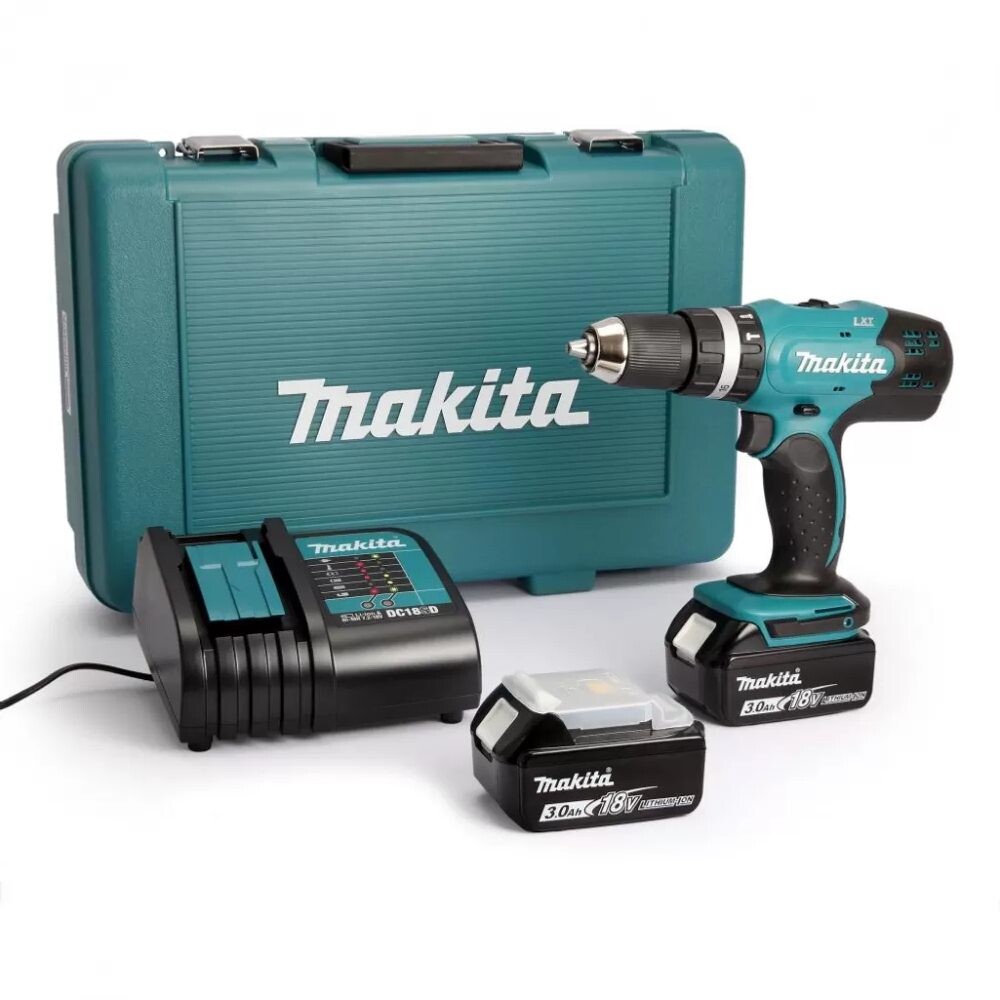 Aku příklepová vrtačka Makita LXT DHP453SFE