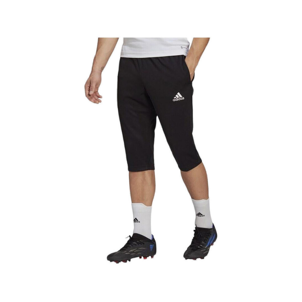 adidas  Pantalons  Entrada 22 3/4 100% polyester recyclé  Černá