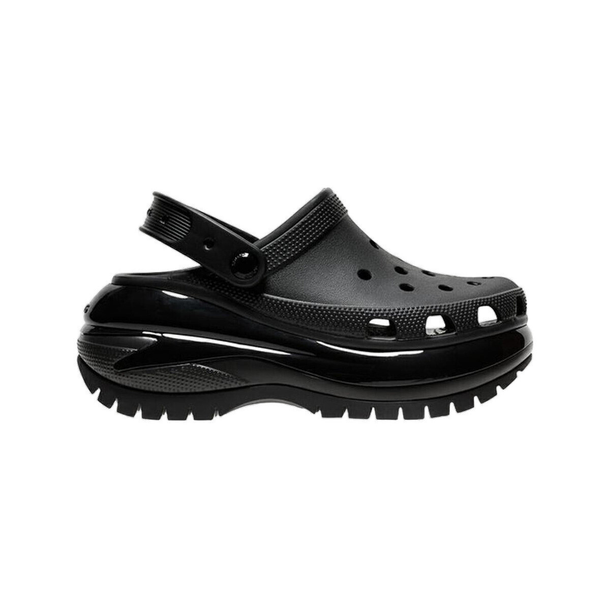 Crocs  Sandales  Classic Mega Crush synthétique  Černá