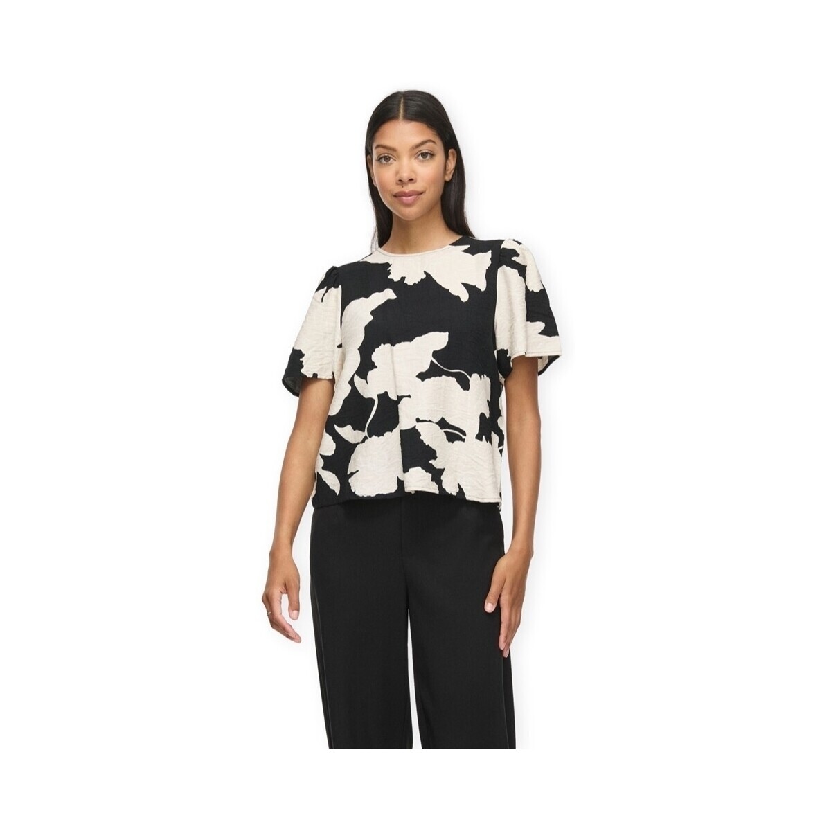 Vila  Top Saskia - Black/Birch  Černá