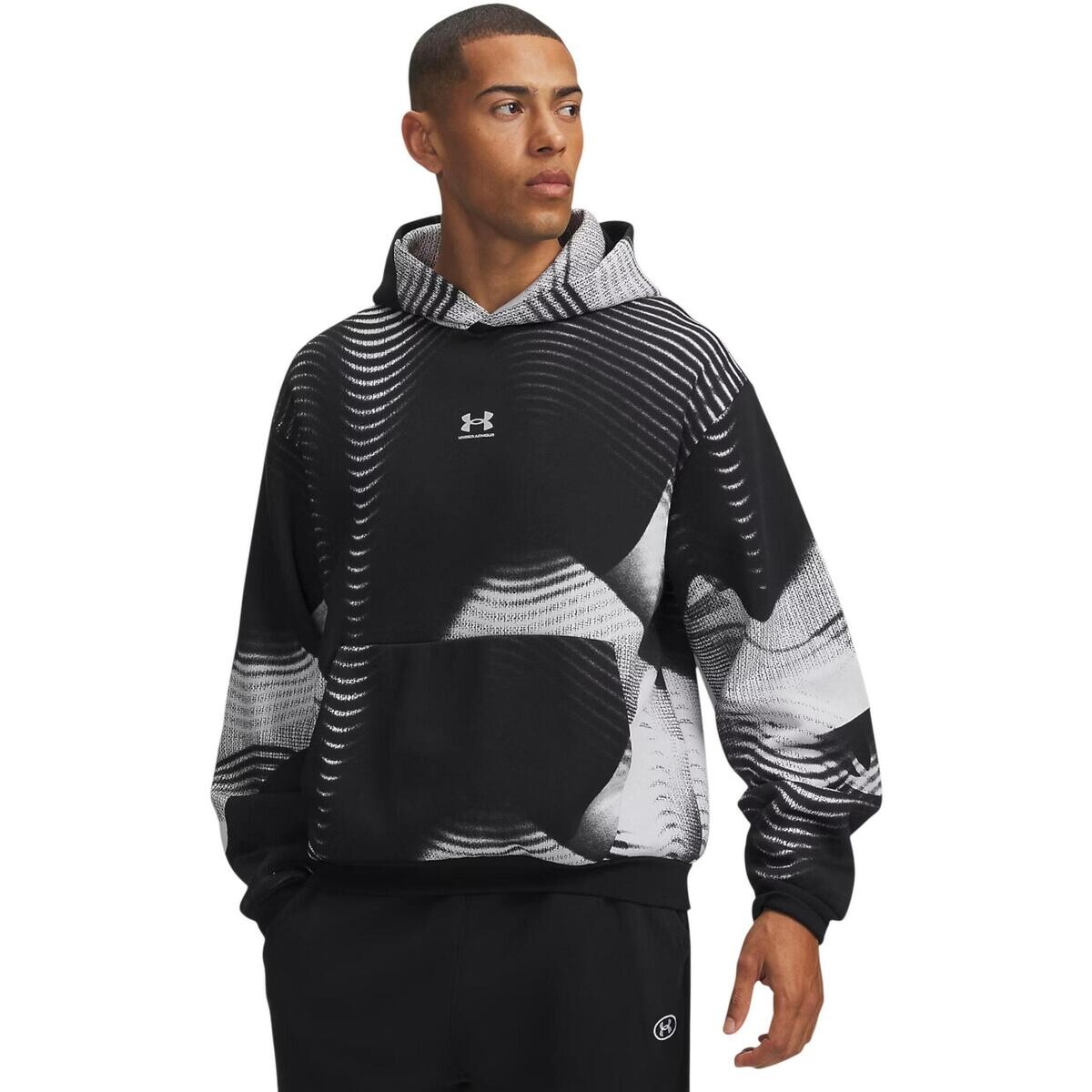 Under Armour  UA ICON FLEECE PRINTED HD 77-6016615  Černá