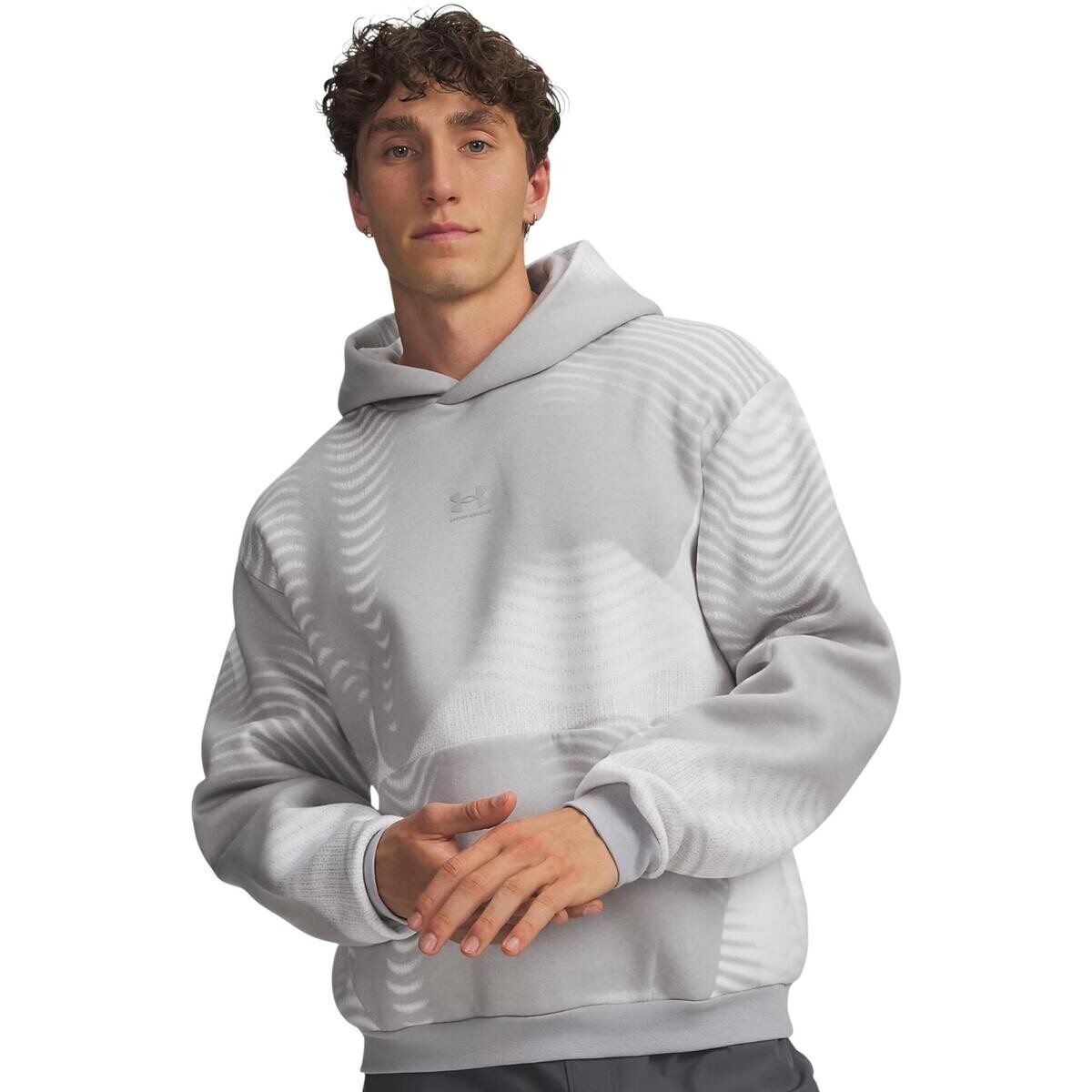 Under Armour  UA ICON FLEECE PRINTED HD 77-6016615  Šedá