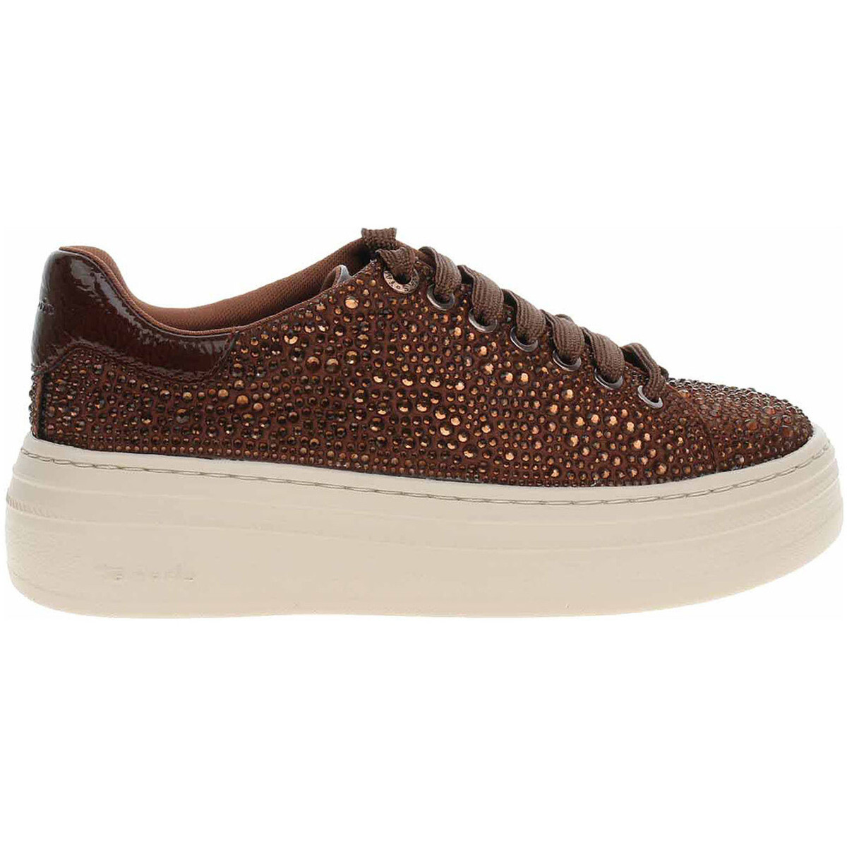 Tamaris  Dámské polobotky  1-23795-46 905 bronce glam  Hnědá