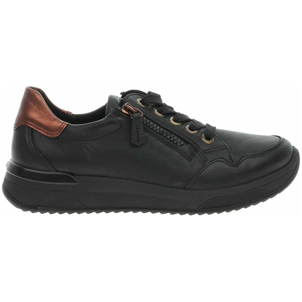 Ara  Dámské polobotky  12-52604-01 schwarz-mocca  Černá