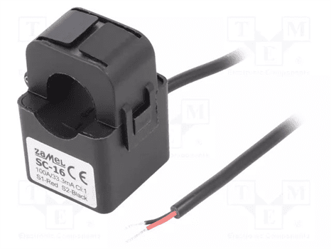 Snímáč proudu ZAMEL SC-16 , Transformátorový, 100A/33,3mA, -15-60°C