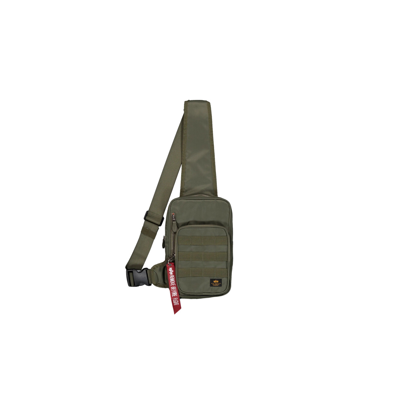 Batoh přes 1 rameno Alpha Industries Label Sling Bag - olivový