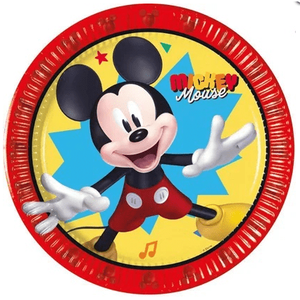 Papírové talířky Mickey Mouse 19,5cm 8ks - Procos