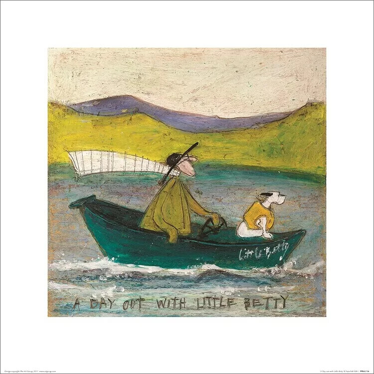 PYRAMID Umělecký tisk Sam Toft - A Day Out With Little Betty, 40 × 40 cm