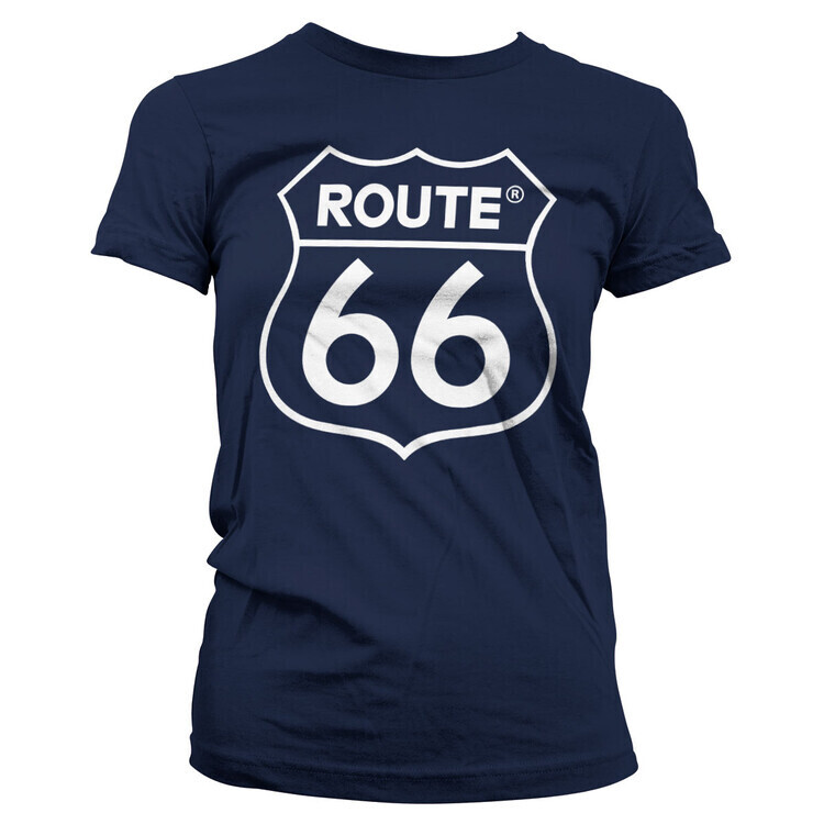 HYBRIS Tričko Route 66 - Logo, S