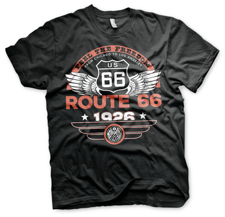 HYBRIS Tričko Route 66 - Feel The Freedom, M