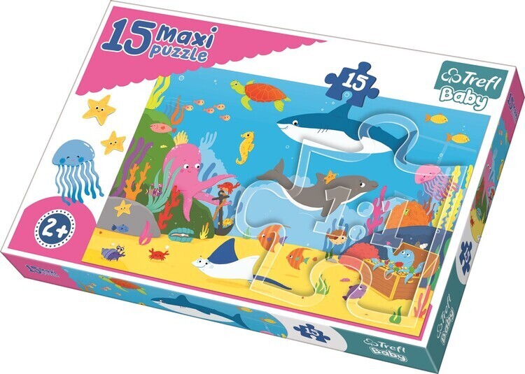 MATYSKA Puzzle Podvodní svět, 15 ks