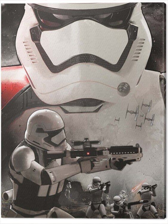 PYRAMID Obraz na plátně Star Wars Episode VII - Stormtrooper Art, 2 - 60×80 cm