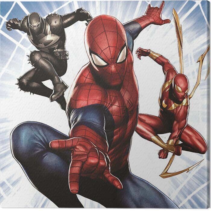 PYRAMID Obraz na plátně Spider-Man - Trio, 2 - 40×40 cm