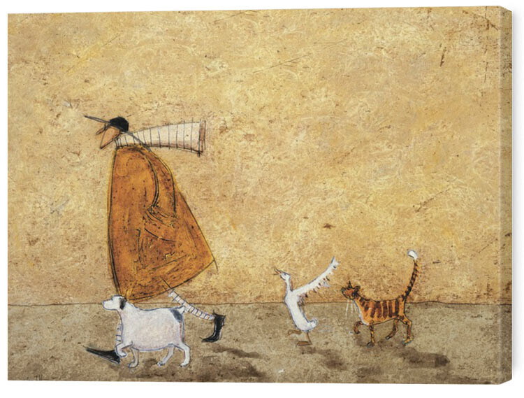 PYRAMID Obraz na plátně Sam Toft - Ernest, Doris, Horace And Stripes, 2 - 80×60 cm