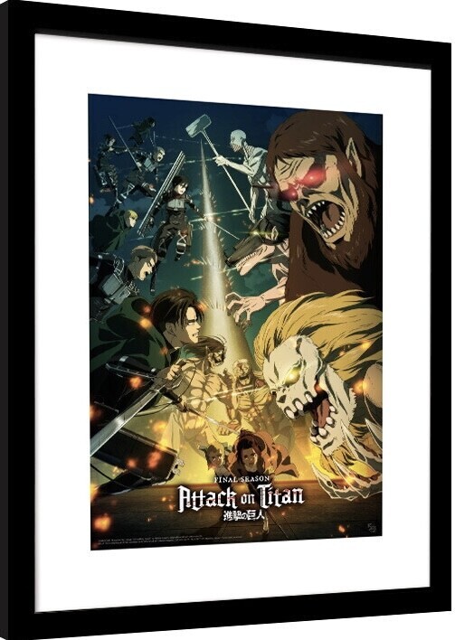 GB EYE Obraz na zeď - Attack on Titan - S4 key art 3, 34 x 44.2 cm