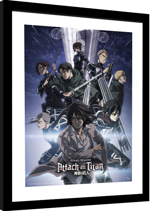 GB EYE Obraz na zeď - Attack on Titan - S4 key art 2, 34 × 44.2 cm