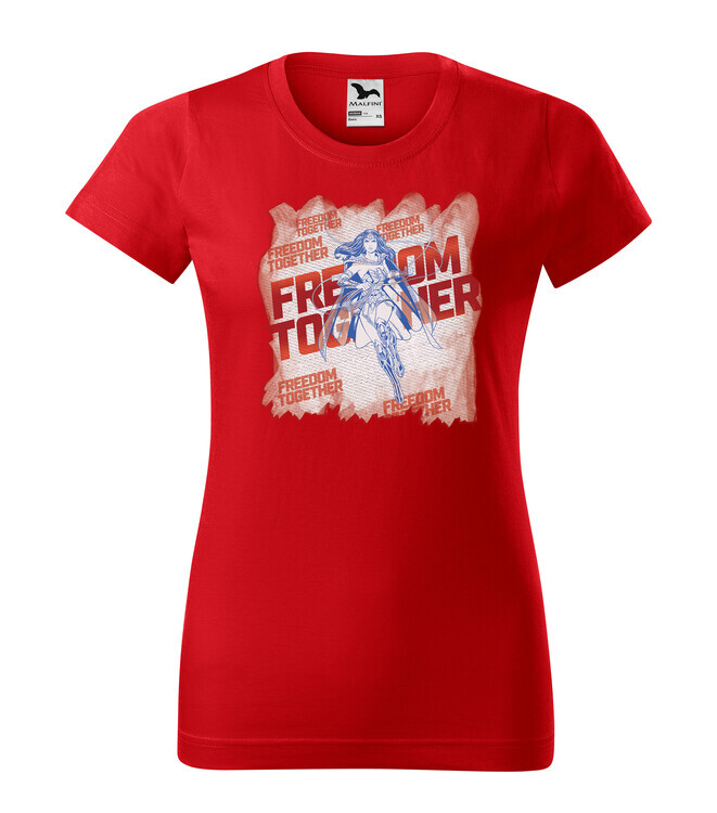 Europosters Tričko Wonder Woman - Freedom Together, M