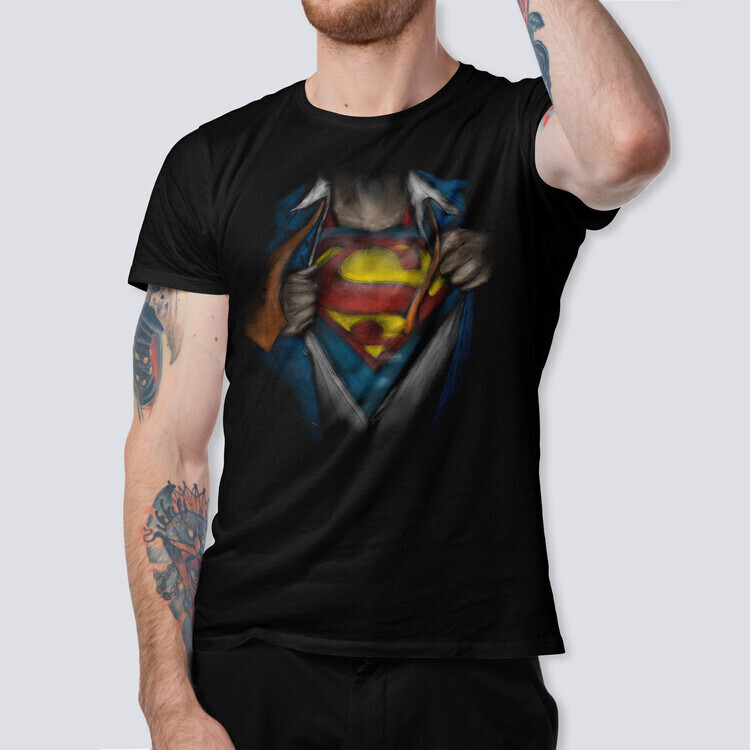 Europosters Tričko The Superman - Strange Logo, XXL