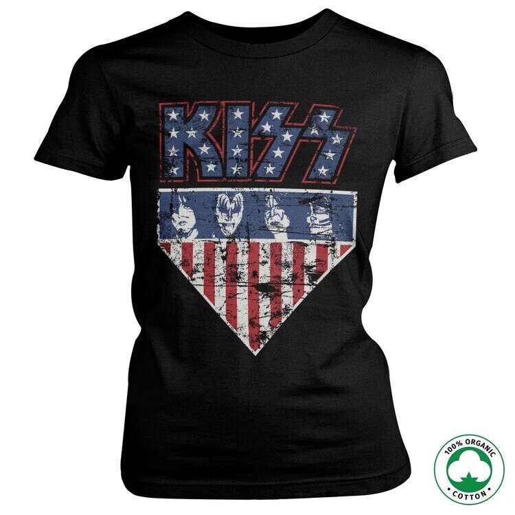 HYBRIS Tričko Kiss - Stars & Stripes, XXL