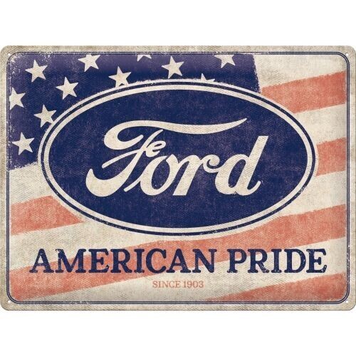 Postershop Plechová cedule Ford - American Pride, 30 x 40 cm