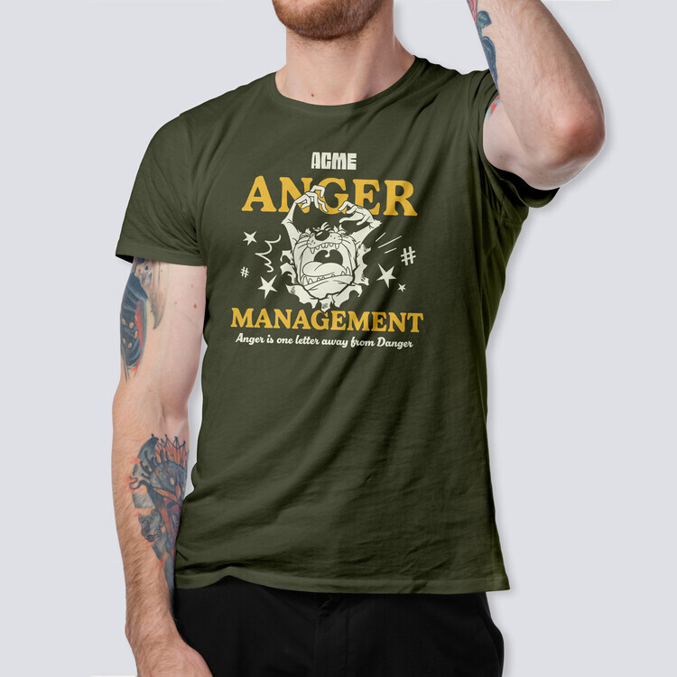 Europosters Tričko Looney Tunes - Taz Anger Management, L
