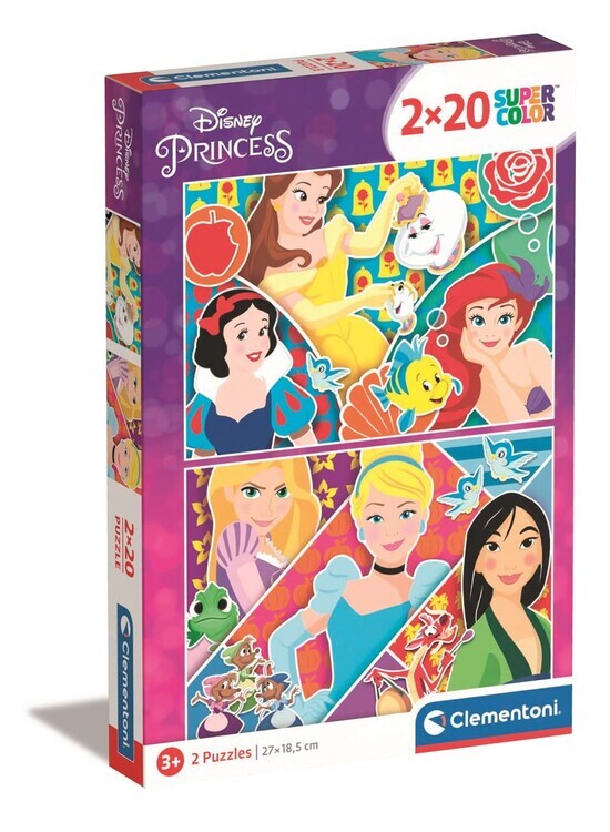 CLEMENTONI Puzzle Disney - Princezny, 20 ks