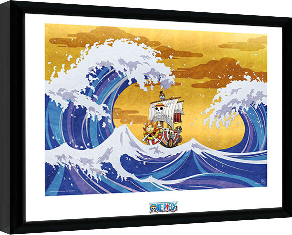 ABY STYLE Obraz na zeď - One Piece - Thousand Sunny, 44.2 × 34 cm