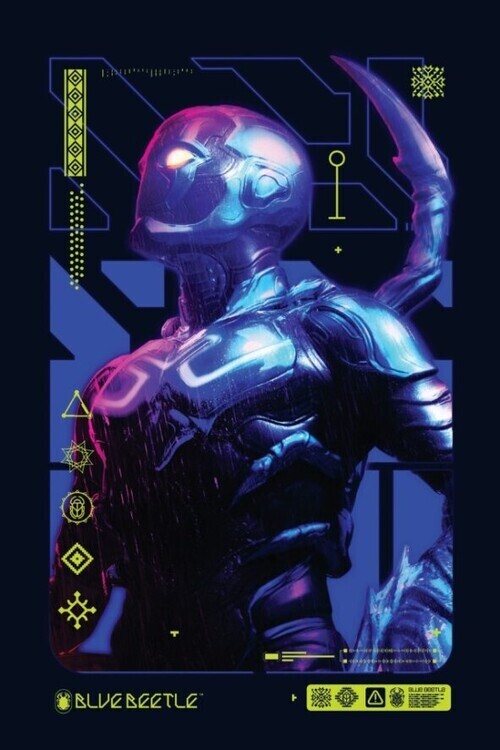 Europosters Plakát, Obraz - Blue Beetle - Character, 61 × 91.5 cm