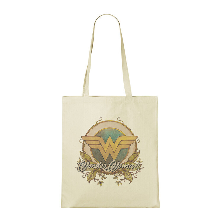 Europosters Taška Wonder Woman - Retro Logo, 100% bavlna