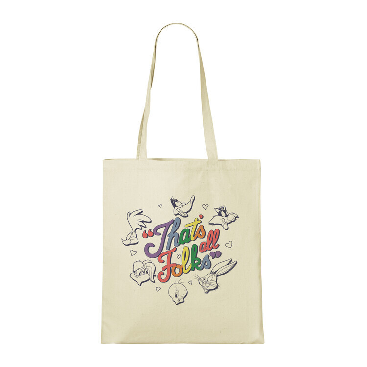 Europosters Taška Looney Tunes - That's All Folks, 100% bavlna
