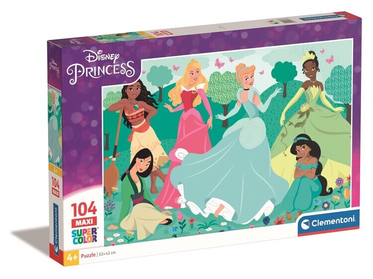 CLEMENTONI Puzzle Maxi - Disney - Princess, 104 ks